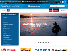 Tablet Screenshot of camerasolutionsinc.com